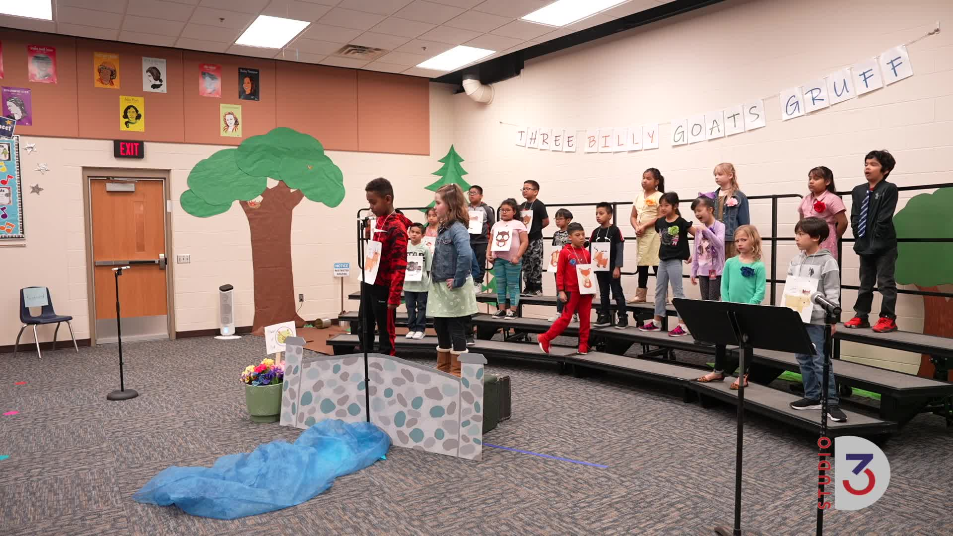 Mrs. Mahoney's 2nd Grade Music Class Performing "Three Billy Goats Gruff" April 6, 2023